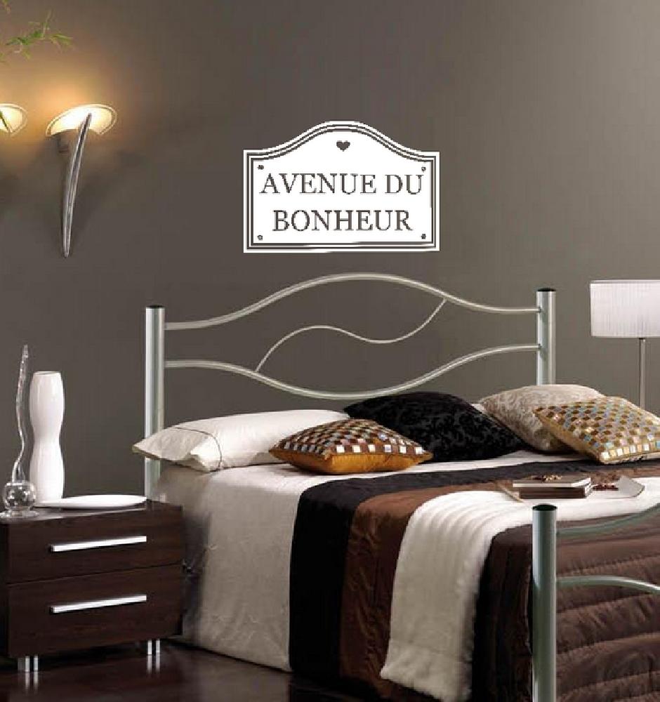 Exemple de stickers muraux: Avenue du Bonheur
